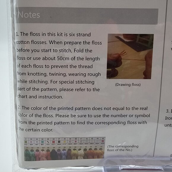 Maydear Butterflies Fly Freely Cross Stitch Kit Pre-Printed Fabric - Picture 4 of 5